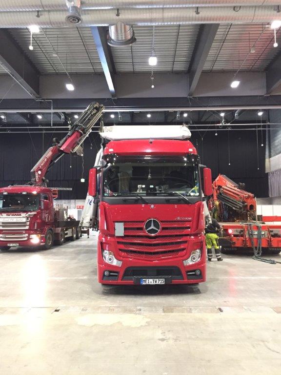 SMB Logistics transporter til Lillestrøm Varemesse
